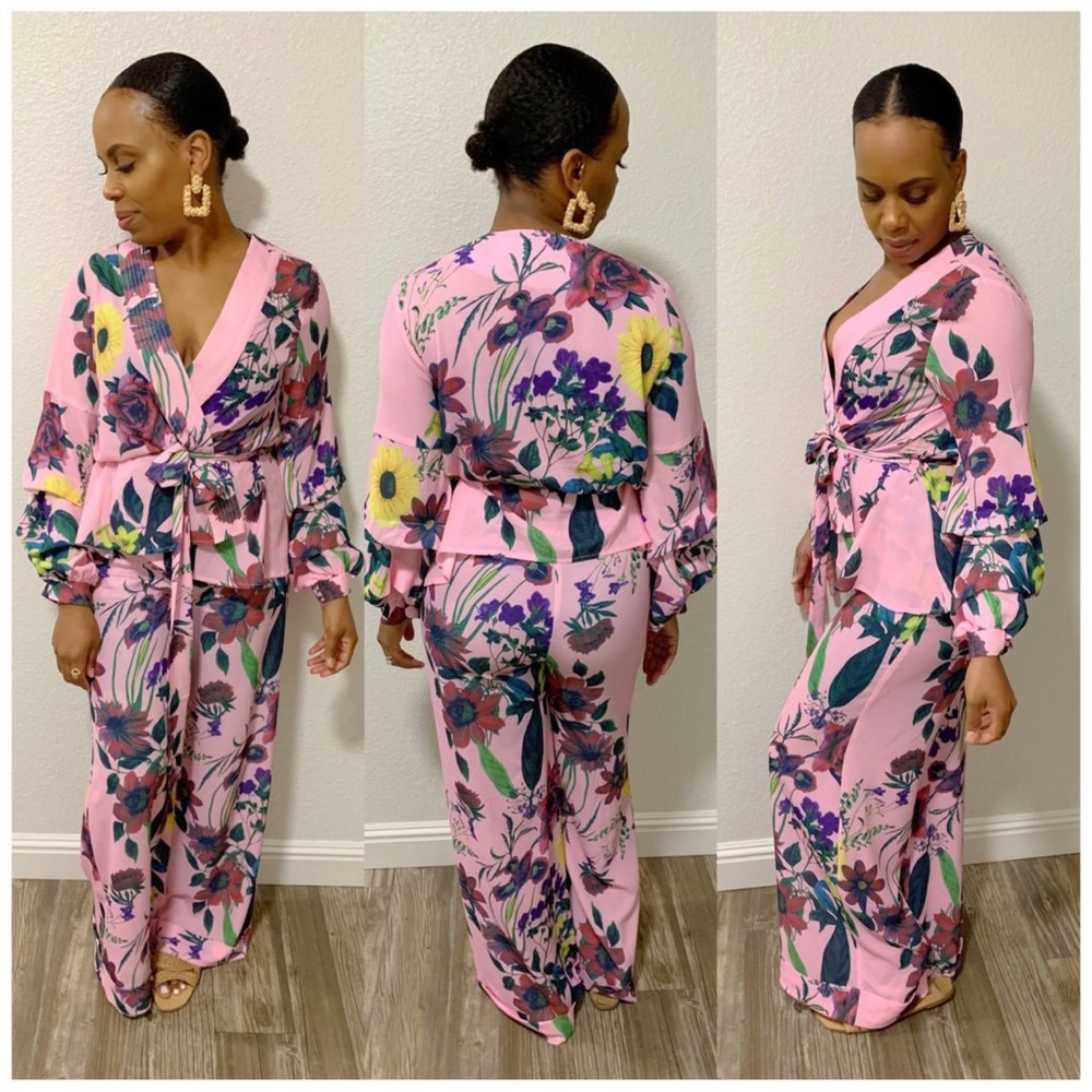 Floral Pant Set